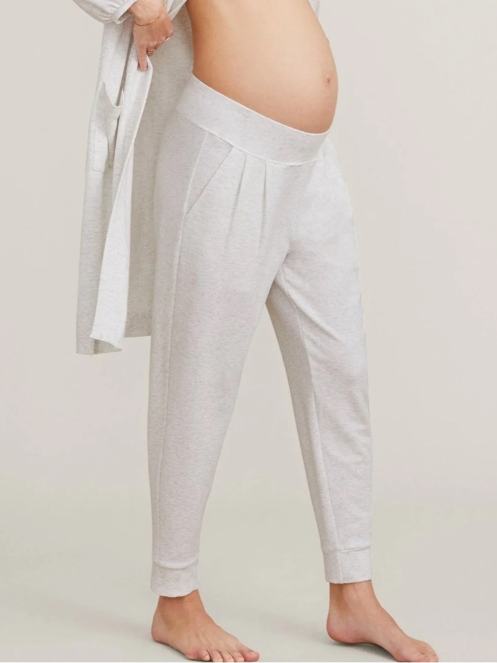 Hatch The Indoor Outdoor Jogger Oat Melange Womens Size 2 / US M
